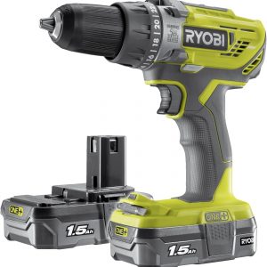 Ryobi Cordless Combi Drill starter kit